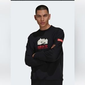 Mens Adidas Crewneck Sweatshirt Size Medium